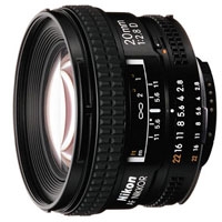 Nikon AF Nikkor 20mm f/2.8D