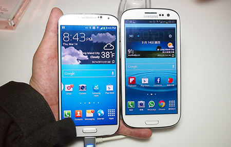 Samsung Galaxy S4 實機試（一）：S3 、S4 對比