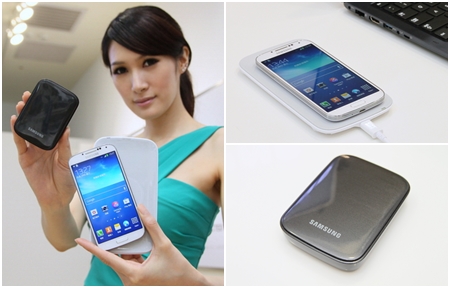 Samsung Galaxy  S4 無線充電組、分享器 試玩