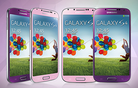 Samsung Galaxy S4 推粉紅色呀! 