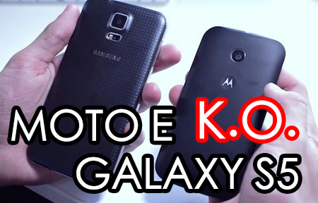 挑機成功！Moto E vs Galaxy S5! MOTO E 操作速度大勝! 