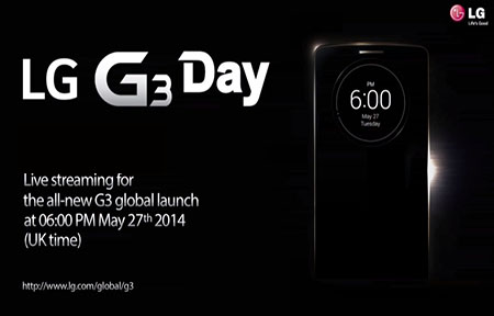 LG G3 發表會，現場直播區