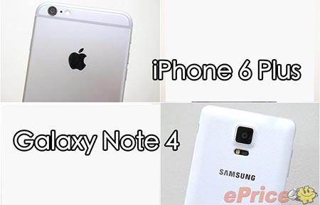 Samsung Galaxy Note 4 挑機 iPhone 6 Plus！日拍比拼