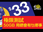 百佳 SoSIM 極限測試! 50GB 用晒會有乜嘢事