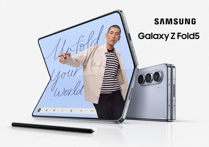Samsung Galaxy Z Fold5 發佈 !  Flex Hinge 雙軌結構摺痕更細