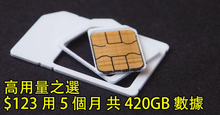 The choice for high usage!  HK Mobile prepaid card upgrade!  3 for 5 months with 420GB data – ePrice.HK