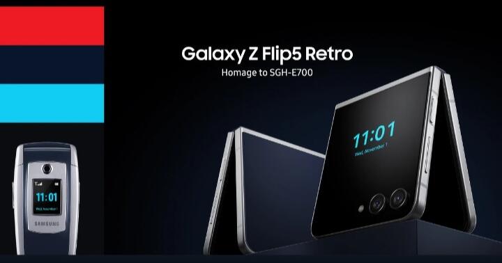 Pay tribute to the classic E700 discount machine!  Galaxy Z Flip5 Retro special edition released-ePrice.HK