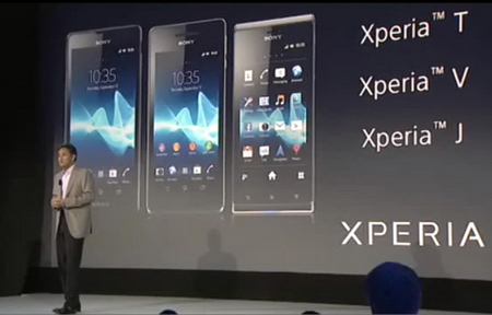 Sony 新機四連發：Xperia TX、T、V、J 