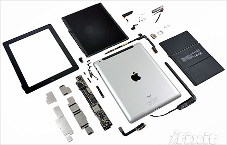 新 iPad 快速被拆光光，電池體積增大 70％！