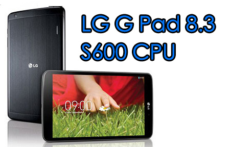 WiFi + S600 CPU ：LG G Pad 8.3 賣價唔駛三千